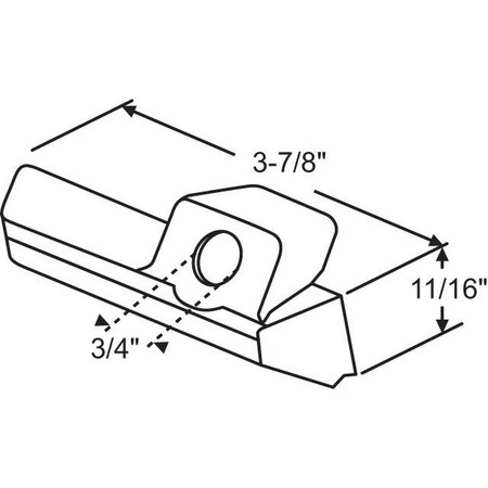 Strybuc RH Square Operator Cover 36-201RHW